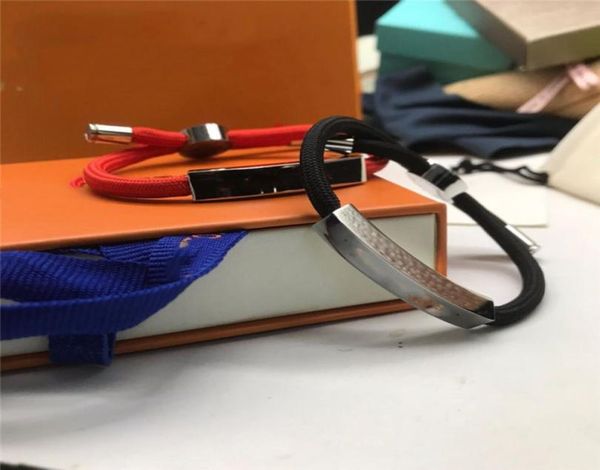2022 fashion rope bracelet for men women customized bangle red brown black stainless stee couple nature jewelry wiht box ar36a1139752, Silver
2022 fashion rope bracelet for men women customized bangle red brown black stainless stee couple nature jewelry wiht box ar36a1139752, Silver