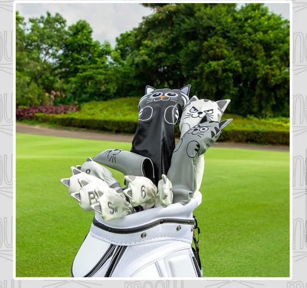 golf bags playeagle cute meowmeow club iron headcover pu leather protector covers 9pics set 230208, Black;red
golf bags playeagle cute meowmeow club iron headcover pu leather protector covers 9pics set 230208, Black;red