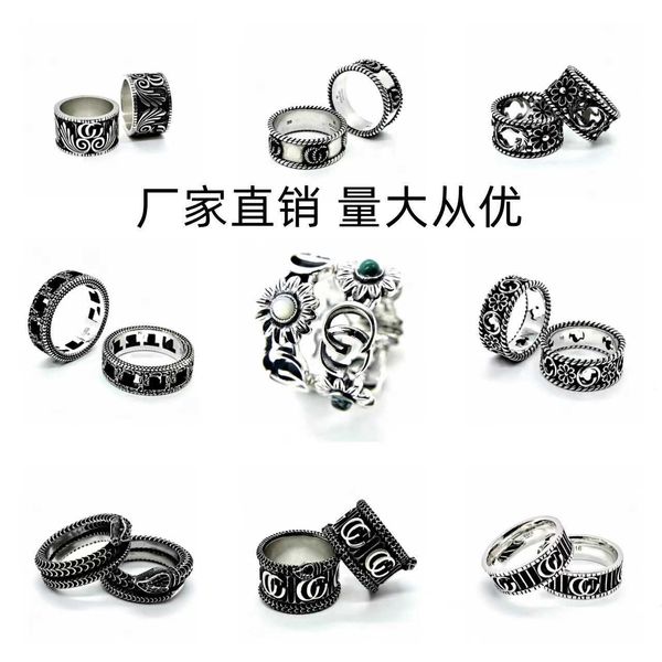 2023 new luxury fashion jewelry for trend skull double made old couple ring sterling silver handwear
2023 new luxury fashion jewelry for trend skull double made old couple ring sterling silver handwear