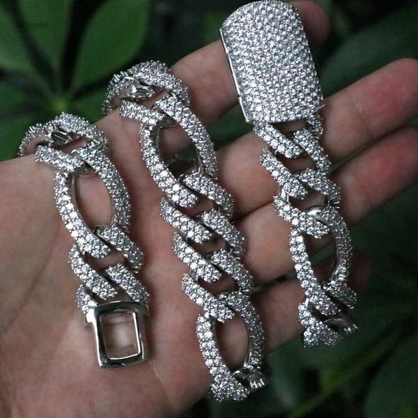 mister jewelry 19mm bling chunky moissanite figaro nk chain necklaces, Silver
mister jewelry 19mm bling chunky moissanite figaro nk chain necklaces, Silver