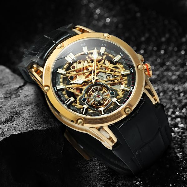 wristwatches winner military mechancial watches sports tourbillion transparent skeleton dial brand luxury rubber leather belt gold watch 230, Slivery;brown
wristwatches winner military mechancial watches sports tourbillion transparent skeleton dial brand luxury rubber leather belt gold watch 230, Slivery;brown