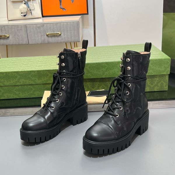 italy brand design matelass leather women's boots lace-up mountaineering martin boots, Black
italy brand design matelass leather women's boots lace-up mountaineering martin boots, Black