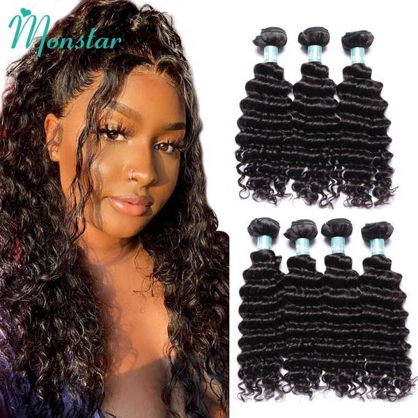 wig caps monstar 134 brazilian deep wave bundle 8 30 inch unprocessed remy brazilian human hair bundle natural color j230306, Black;brown
wig caps monstar 134 brazilian deep wave bundle 8 30 inch unprocessed remy brazilian human hair bundle natural color j230306, Black;brown