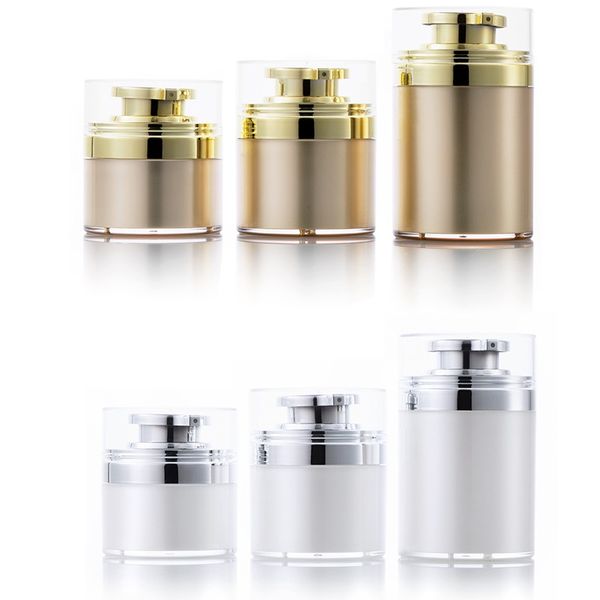 refillable compacts 30g/50g/100g airless pump jar refillable cream jar vacuum bottle travel size empty container for cream and lotion
refillable compacts 30g/50g/100g airless pump jar refillable cream jar vacuum bottle travel size empty container for cream and lotion
