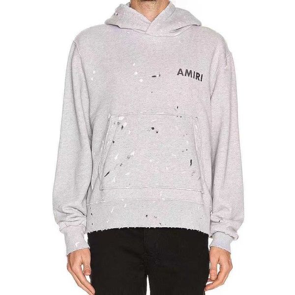 high version ameri and wang yibo's same ink splashed hole men's and women's hoodie, Black;white
high version ameri and wang yibo's same ink splashed hole men's and women's hoodie, Black;white