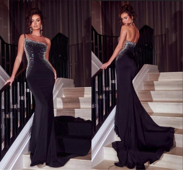 arabic black evening dresses mermaid backless spaghetti straps beads sequins formal party occasion gowns women prom vestidos bc15368, Black;red
arabic black evening dresses mermaid backless spaghetti straps beads sequins formal party occasion gowns women prom vestidos bc15368, Black;red
