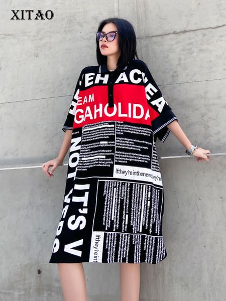 skirts xitao letter print split dress women clothes summer loose casual turn down collar elegant dress hxm1008 230306, Black
skirts xitao letter print split dress women clothes summer loose casual turn down collar elegant dress hxm1008 230306, Black