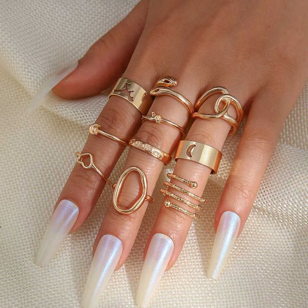 band rings bohemian karma gold silver ring dinosaur match moon interlock unusual rings set size mixed geometric christmas jewelry for women
band rings bohemian karma gold silver ring dinosaur match moon interlock unusual rings set size mixed geometric christmas jewelry for women