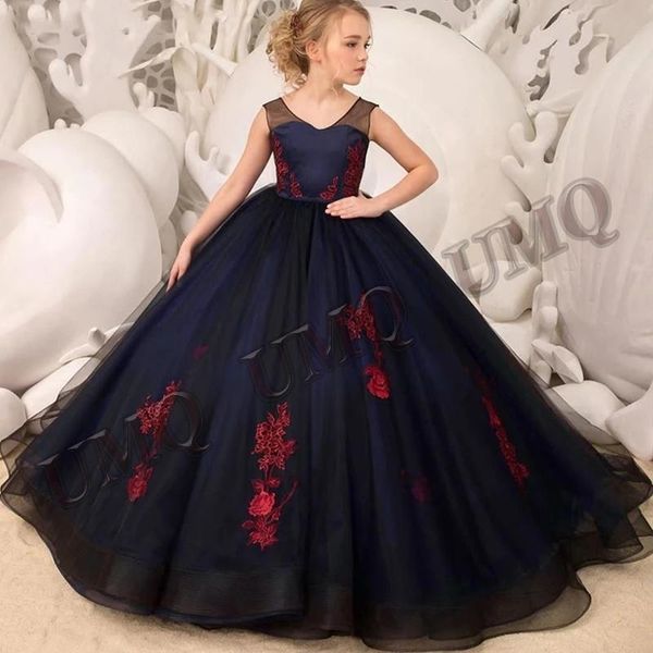 black ball gown toddler birthday flower girl dress red appliquesteen wedding party dresses fashion show first communion, White;blue
black ball gown toddler birthday flower girl dress red appliquesteen wedding party dresses fashion show first communion, White;blue