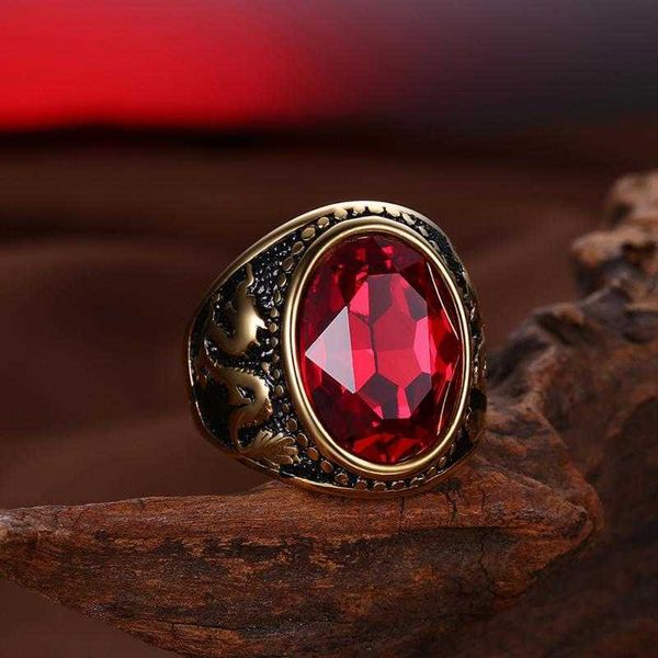 band rings noble and exquisite retro red big zircon ring for men senior banquet temperament jewelry accessories aa230306, Silver
band rings noble and exquisite retro red big zircon ring for men senior banquet temperament jewelry accessories aa230306, Silver