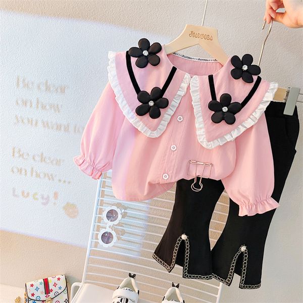 clothing sets baby girls autumn kids clothes outfits toddler infant lace floral shirt pants 2 pcs suit children sportswear 230307, White
clothing sets baby girls autumn kids clothes outfits toddler infant lace floral shirt pants 2 pcs suit children sportswear 230307, White