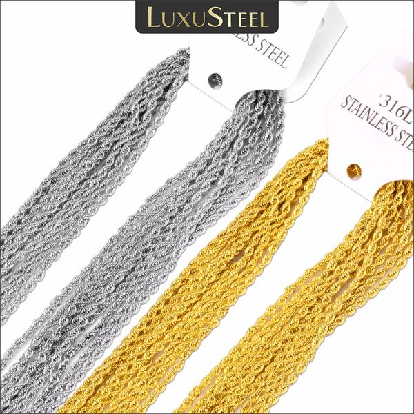 pendant necklaces luxusteel 10pcslot stainless steel twist rope chain necklaces 2mm silver color no fade diy pendants accessories wholesale
pendant necklaces luxusteel 10pcslot stainless steel twist rope chain necklaces 2mm silver color no fade diy pendants accessories wholesale