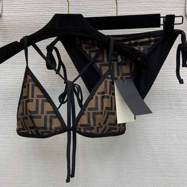 women's triangle bikini swimwear summer beach lace-up swimsuit two-piece camisole bra panties letter print designer swimwear, White;black
women's triangle bikini swimwear summer beach lace-up swimsuit two-piece camisole bra panties letter print designer swimwear, White;black