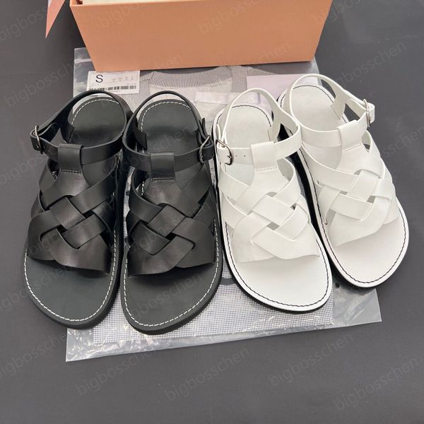 sandals ladies roman shoes designer hereu classic fashion woven cowhide buckle flat heel open toe black white new summer outdoor casual spor
sandals ladies roman shoes designer hereu classic fashion woven cowhide buckle flat heel open toe black white new summer outdoor casual spor