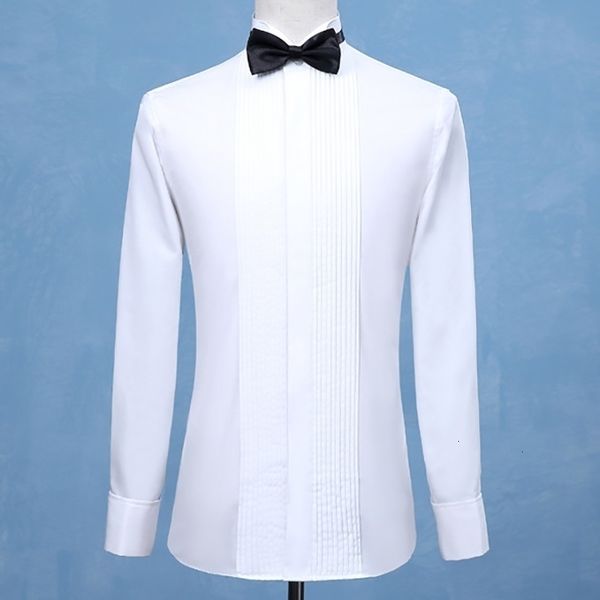 men's casual shirts fashion groom tuxedos man groomsmen white black formal occasion wingtip collar 230306
men's casual shirts fashion groom tuxedos man groomsmen white black formal occasion wingtip collar 230306