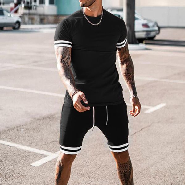 men's tracksuits summer men casual shorts sets short sleeve t shirt shorts solid male tracksuit set brand clothing 2 pieces 230306, Gray
men's tracksuits summer men casual shorts sets short sleeve t shirt shorts solid male tracksuit set brand clothing 2 pieces 230306, Gray
