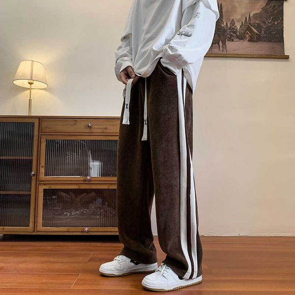 men's pants brown sweatpants men casual corduroy pants spring autumn korean fashion baggy trousers vintage trend streetwear y2k male cl, Black
men's pants brown sweatpants men casual corduroy pants spring autumn korean fashion baggy trousers vintage trend streetwear y2k male cl, Black