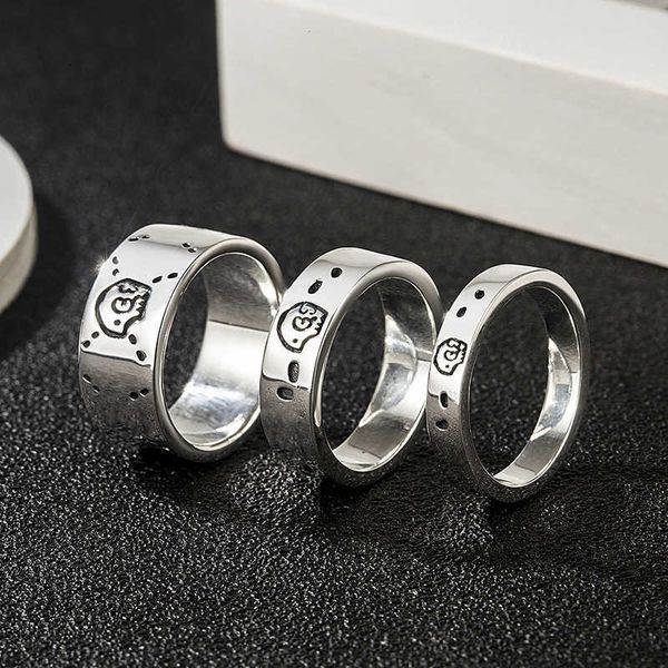 2023 new luxury fashion jewelry for sterling silver ghost skull head couple double elf simple men's and women's ring
2023 new luxury fashion jewelry for sterling silver ghost skull head couple double elf simple men's and women's ring