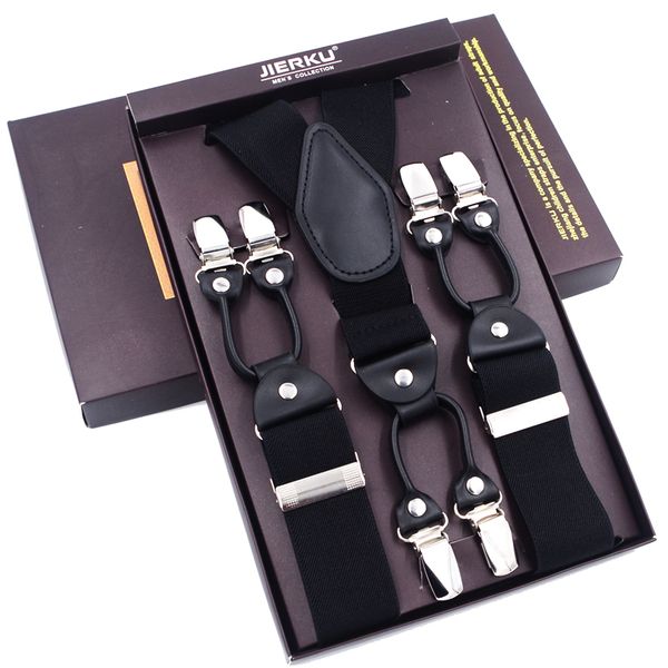 suspenders large black leather 6 clips braces casual suspensorio tirante trousers strap fatherhusband's gift 35160cm 230307, Black;white
suspenders large black leather 6 clips braces casual suspensorio tirante trousers strap fatherhusband's gift 35160cm 230307, Black;white