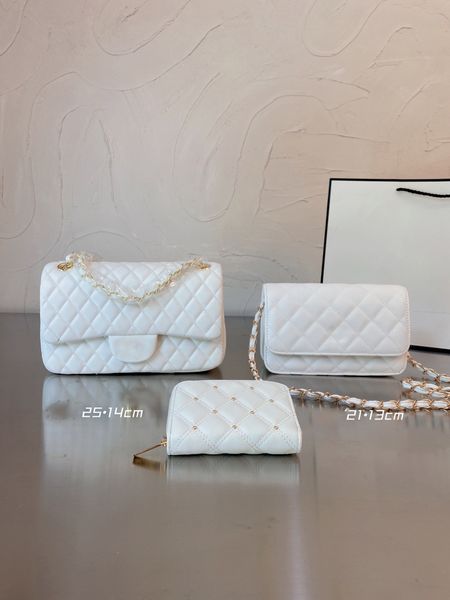 cf handbag commuting bag vagrant bag wallet, three piece combination luxury women famous brand bag original leather hardware black and white
cf handbag commuting bag vagrant bag wallet, three piece combination luxury women famous brand bag original leather hardware black and white