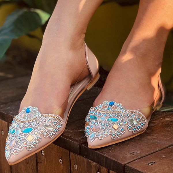 dress shoes summer women ballet flat pointy ballerina soft sole slip on casual female crystal elegant wedding ladies spring 230307, Black
dress shoes summer women ballet flat pointy ballerina soft sole slip on casual female crystal elegant wedding ladies spring 230307, Black