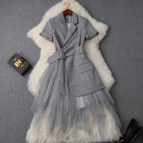 casual dresses midi female 2023 notched collar mesh stitching long korean fashion office lady temperament evening party 230307, Black;gray
casual dresses midi female 2023 notched collar mesh stitching long korean fashion office lady temperament evening party 230307, Black;gray
