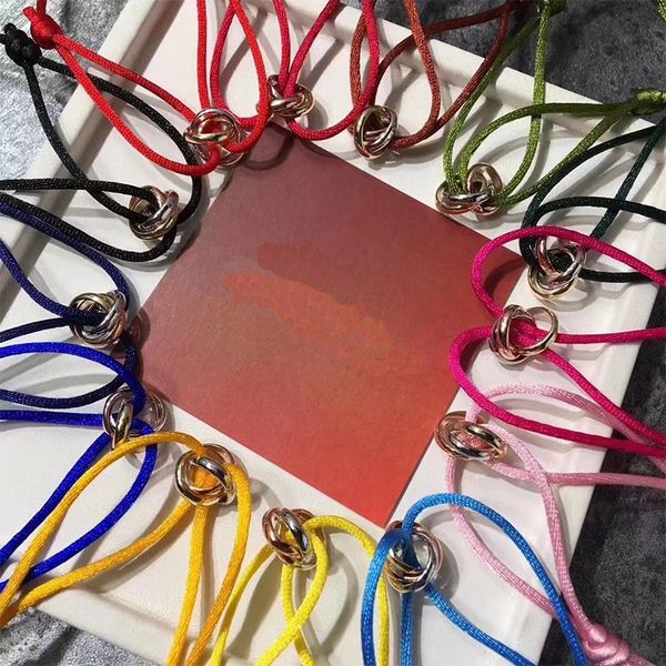 luxury brand designer bracelet fashion three ring colorful couple bracelet 18k gold love bracelet jewelry, Golden;silver
luxury brand designer bracelet fashion three ring colorful couple bracelet 18k gold love bracelet jewelry, Golden;silver