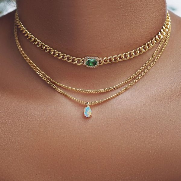 crystal gem necklace banquet jewelry set fashion personality multilayer wholesale, Silver
crystal gem necklace banquet jewelry set fashion personality multilayer wholesale, Silver