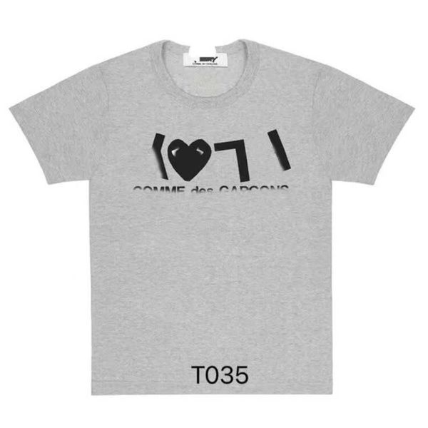 2023men's t-shirts fashion mens play designer red heart women shirts badge garcons high quanlity tshirts cotton embroidery xygljt83, White;black
2023men's t-shirts fashion mens play designer red heart women shirts badge garcons high quanlity tshirts cotton embroidery xygljt83, White;black