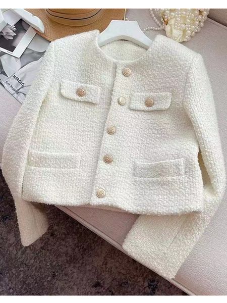women's jackets hma korean chic female tweed basic jacket coat women clothing runway style woolen outerwear 230306, Black;brown
women's jackets hma korean chic female tweed basic jacket coat women clothing runway style woolen outerwear 230306, Black;brown