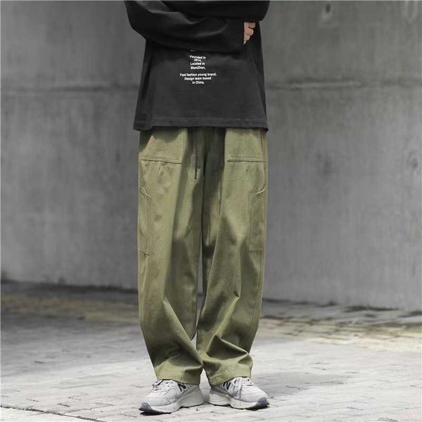 men's pants streetwear 2023 spring autumn straight casual pants men solid color harajuku cargo mens pants z0306, Black
men's pants streetwear 2023 spring autumn straight casual pants men solid color harajuku cargo mens pants z0306, Black