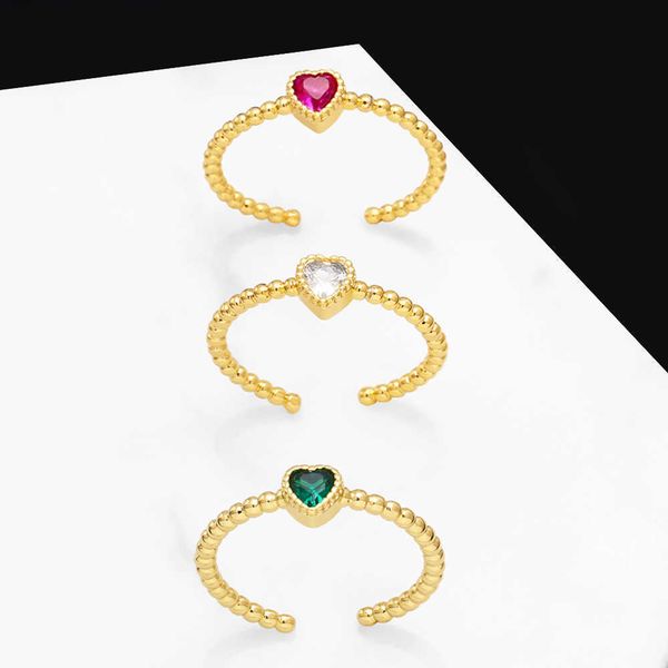 band rings ocesrio multicolor mini crystal heart rings of women copper gold plated adjustable open ring women jewelry ornaments gift rigs04, Silver
band rings ocesrio multicolor mini crystal heart rings of women copper gold plated adjustable open ring women jewelry ornaments gift rigs04, Silver
