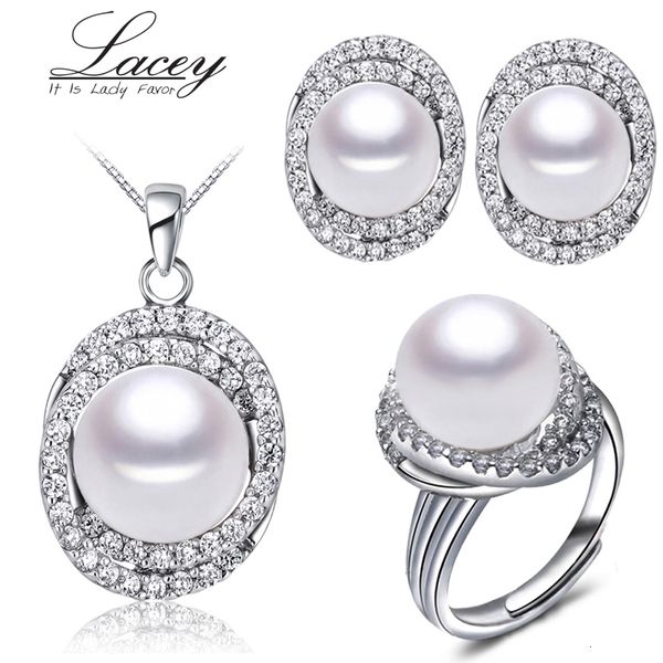 earrings necklace 925 silver freshwater pearl jewelry sets for women white natural girls wedding gift 230307 
earrings necklace 925 silver freshwater pearl jewelry sets for women white natural girls wedding gift 230307