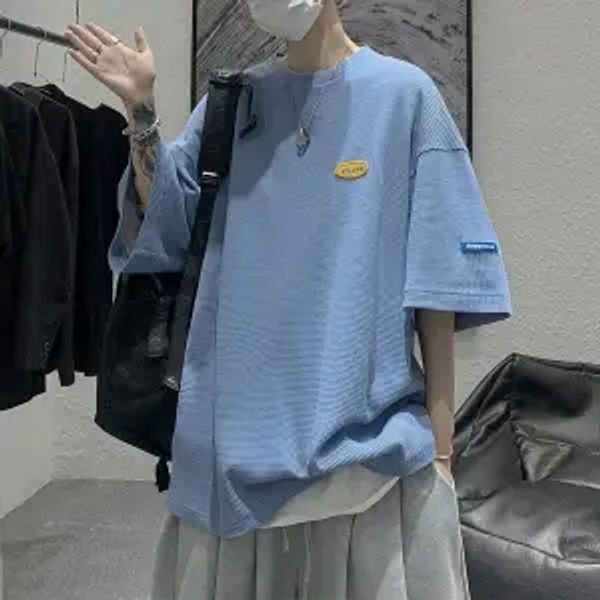 men's t shirts summer solid color t-shirt trend loose casual thin section breathable tide brand round neck five-point sleeve white uvl4, White;black
men's t shirts summer solid color t-shirt trend loose casual thin section breathable tide brand round neck five-point sleeve white uvl4, White;black