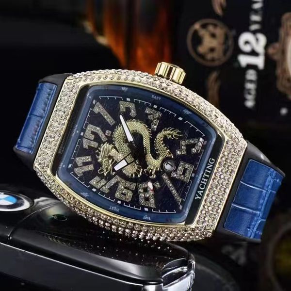 new diamond inlaid british sports men's watch wine cask type large dial retro men's watch, Slivery;golden
new diamond inlaid british sports men's watch wine cask type large dial retro men's watch, Slivery;golden