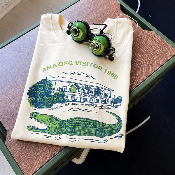women's t shirt amazing visitor 1968 vintage printing t shirts summer loose short sleeve outfits tumblr fashion tees 230306, White
women's t shirt amazing visitor 1968 vintage printing t shirts summer loose short sleeve outfits tumblr fashion tees 230306, White