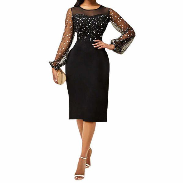 casual dresses new women's dress fashion round neck mesh splice midlength slim wrapped hip dress long sleeve fit evening party dresses, Black;gray
casual dresses new women's dress fashion round neck mesh splice midlength slim wrapped hip dress long sleeve fit evening party dresses, Black;gray