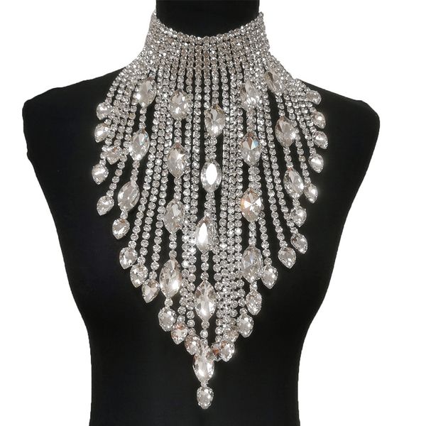pendant necklaces cuier ss28 stunning crystal ab long lrregular tassel necklace for women choker jewelry shiny glass s wedding accessory 230, Silver
pendant necklaces cuier ss28 stunning crystal ab long lrregular tassel necklace for women choker jewelry shiny glass s wedding accessory 230, Silver
