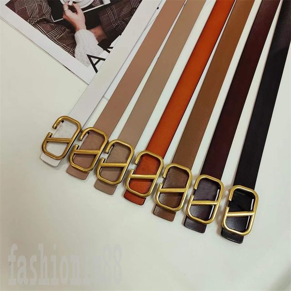 belts for women designer mens luxury belt vintage style simply solid color trendy 2.5cm cintura with metal letter brass smooth v buckle leat, Black;brown
belts for women designer mens luxury belt vintage style simply solid color trendy 2.5cm cintura with metal letter brass smooth v buckle leat, Black;brown