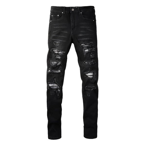 2023 designer mens jeans pants ripped high street fashion brand motorcycle embroidery trendy long hip hop with hole blue 06
2023 designer mens jeans pants ripped high street fashion brand motorcycle embroidery trendy long hip hop with hole blue 06