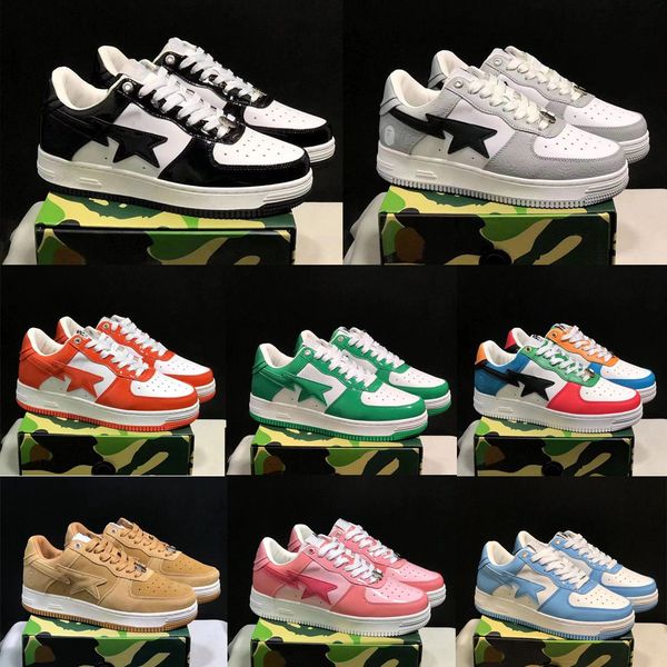 bapestas bapesta baped sta casual shoes sk8 low men women black white pastel green blue suede mens womens trainers outdoor sports sneakers w
bapestas bapesta baped sta casual shoes sk8 low men women black white pastel green blue suede mens womens trainers outdoor sports sneakers w