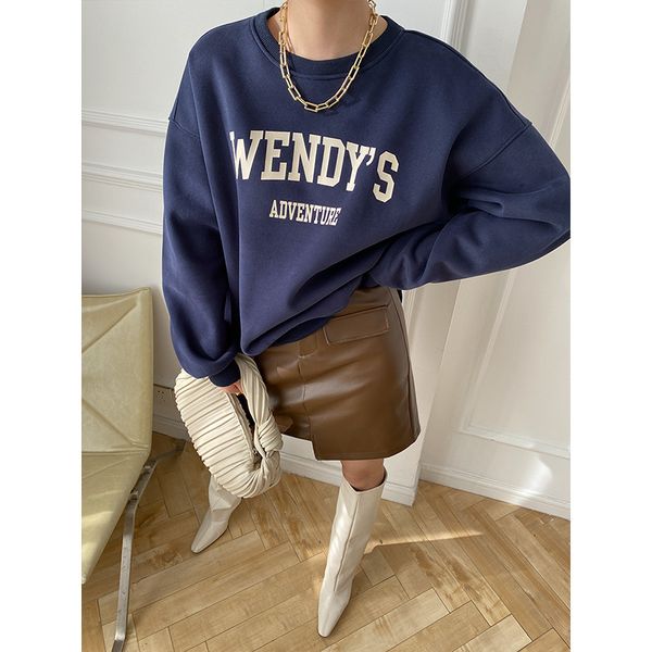 women's hoodies sweatshirts vintage loose print sweater women's lazy style plush thickened autumn and winter style 230306, Black
women's hoodies sweatshirts vintage loose print sweater women's lazy style plush thickened autumn and winter style 230306, Black