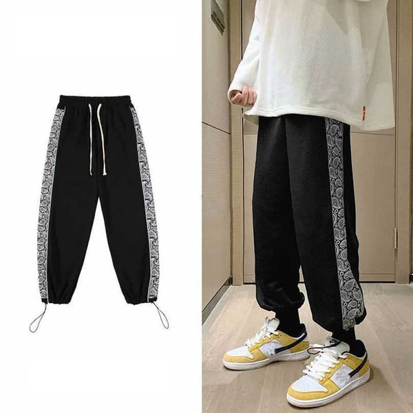 men's pants sport pant men bandana sweatpants paisley jogger jogging baggy tracksuit loose trousers clothes streetwear 2022 z0306, Black
men's pants sport pant men bandana sweatpants paisley jogger jogging baggy tracksuit loose trousers clothes streetwear 2022 z0306, Black