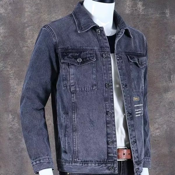 designer new men's jacket hoodies trend korean version handsome slim casual lapel all-match denim jacket men size xl 2xl 3xl 4xl, Black
designer new men's jacket hoodies trend korean version handsome slim casual lapel all-match denim jacket men size xl 2xl 3xl 4xl, Black
