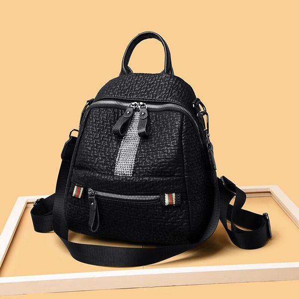 women men backpack style genuine leather fashion casual bags small girl schoolbag business lapbackpack charging bagpack rucksack sport&outdo
women men backpack style genuine leather fashion casual bags small girl schoolbag business lapbackpack charging bagpack rucksack sport&outdo