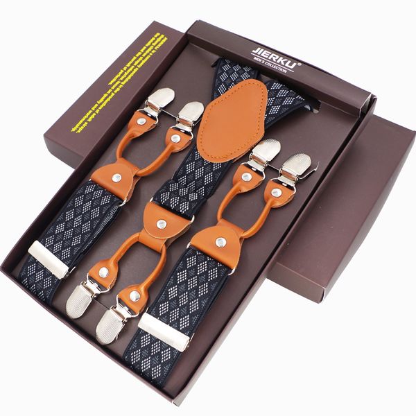 suspenders braces leather 6 clips braces male vintage casual suspensorio trousers strap fatherhusband's gift 25120cm 230307, Black;white
suspenders braces leather 6 clips braces male vintage casual suspensorio trousers strap fatherhusband's gift 25120cm 230307, Black;white
