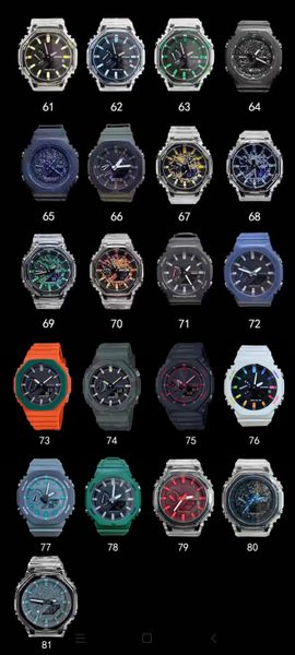 original shock watch sports digital quartz 2100 watch led auto hand raise light world time full function ga oak series luminous, Slivery;golden
original shock watch sports digital quartz 2100 watch led auto hand raise light world time full function ga oak series luminous, Slivery;golden