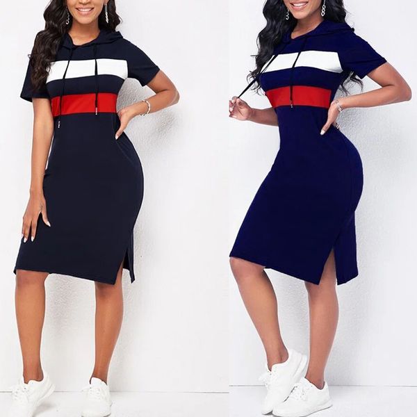 skirts casual dresses for women comfortable sports hooded t-shirt medium women dress color matching stripe women's hooded dress t-shirt, Black
skirts casual dresses for women comfortable sports hooded t-shirt medium women dress color matching stripe women's hooded dress t-shirt, Black