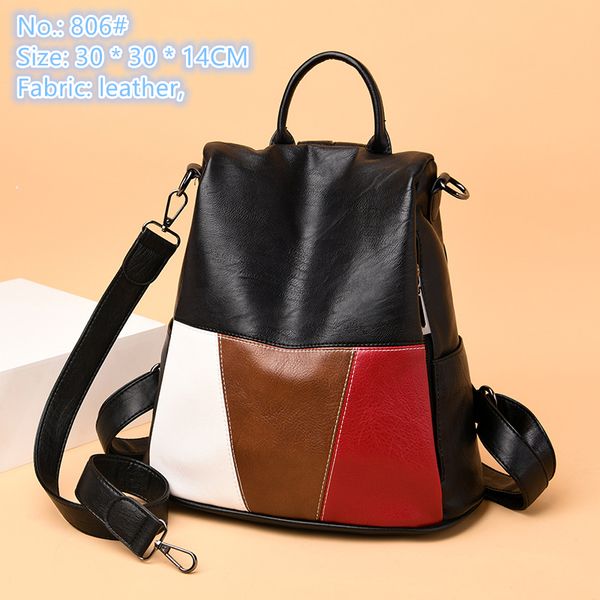 factory ladies shoulder bag 2 colors college style leather backpack simple atmosphere contrast stitching fashion handbag small fresh color m
factory ladies shoulder bag 2 colors college style leather backpack simple atmosphere contrast stitching fashion handbag small fresh color m