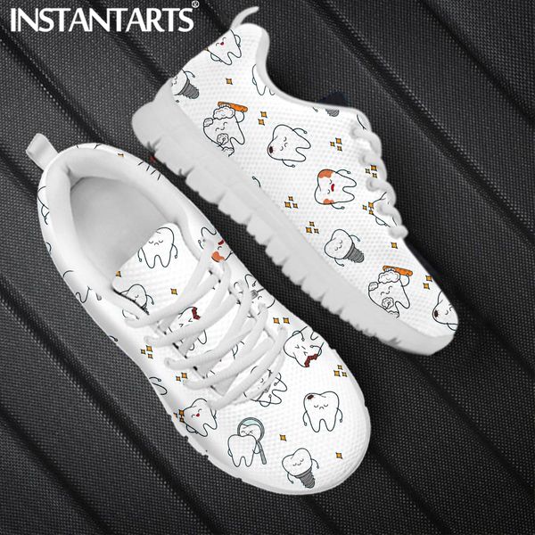 dress shoes instantarts cute cartoon dentist tooth pattern femme flat breathable air casual sneaker for women non slip zapatos 230307, Black
dress shoes instantarts cute cartoon dentist tooth pattern femme flat breathable air casual sneaker for women non slip zapatos 230307, Black